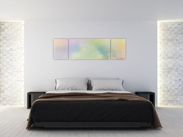 Obraz - Malowana łąka 2 (170x50 cm)