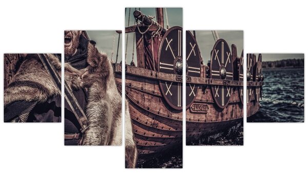 Obraz - Wiking (125x70 cm)