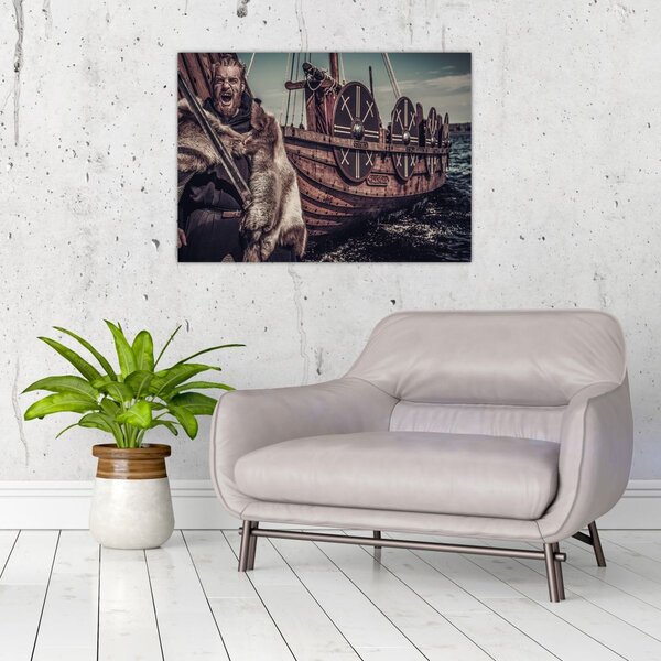 Obraz - Wiking (70x50 cm)