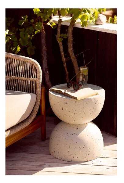 Okrągły stolik ogrodowy ceramiczny ø 40 cm Bonita – House Nordic