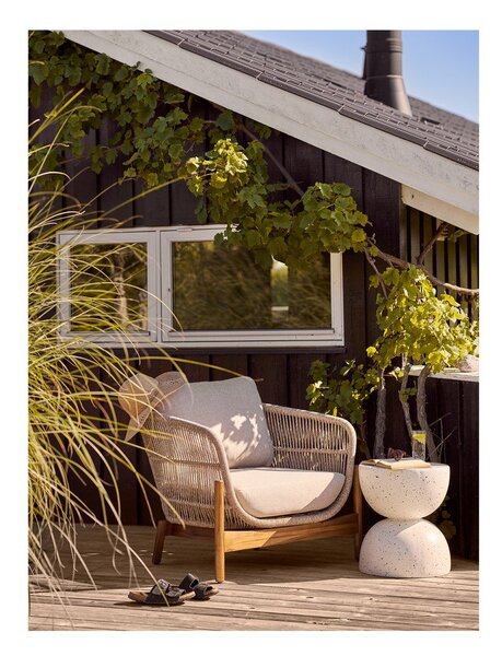 Okrągły stolik ogrodowy ceramiczny ø 40 cm Bonita – House Nordic