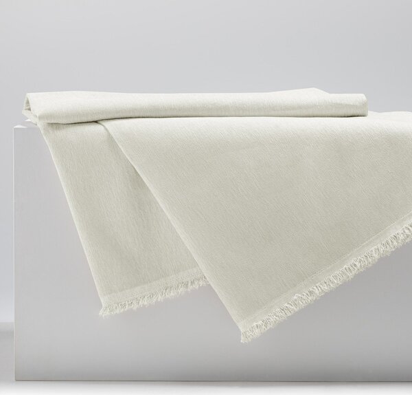 Kremowa narzuta z szenilu 220x240 cm Talo – Filumi