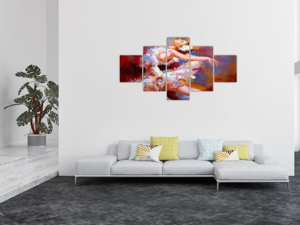 Obraz - Baletnica, malarstwo (125x70 cm)