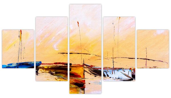 Obraz - Obraz statku (125x70 cm)