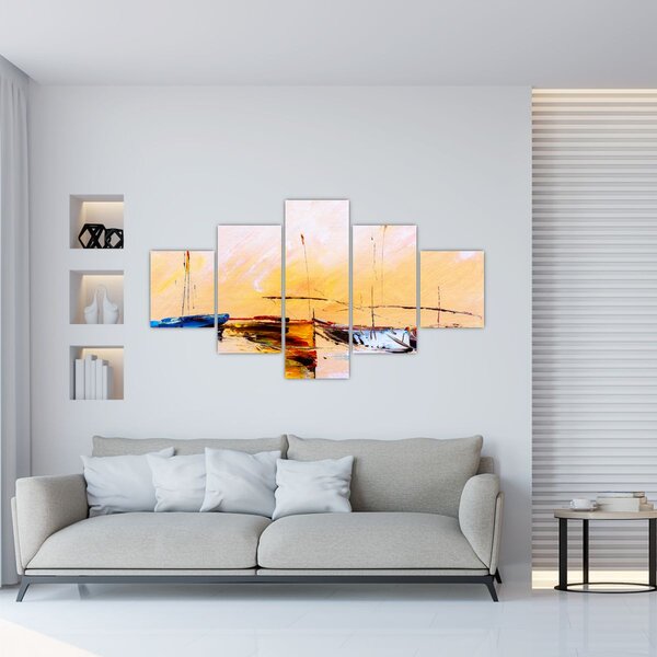 Obraz - Obraz statku (125x70 cm)