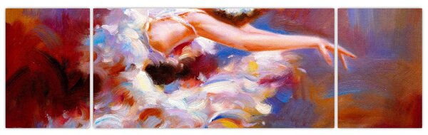 Obraz - Baletnica, malarstwo (170x50 cm)