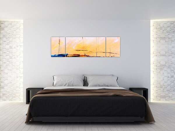Obraz - Obraz statku (170x50 cm)