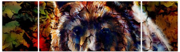 Obraz - Niedźwiedź, malarstwo (170x50 cm)