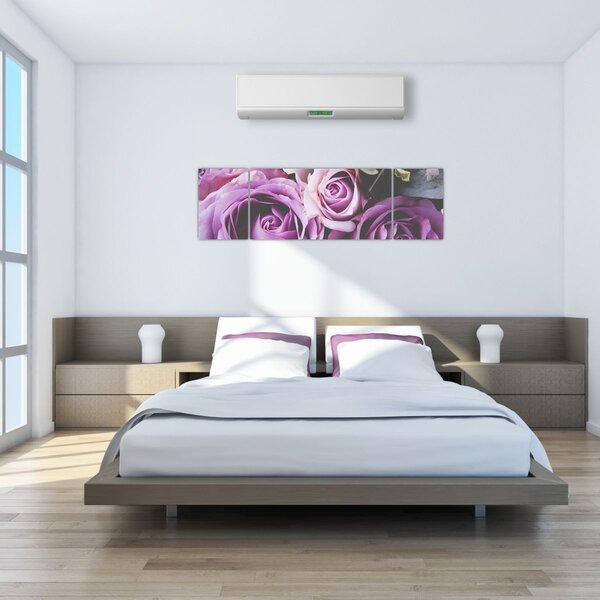 Obraz - Różyczki (170x50 cm)