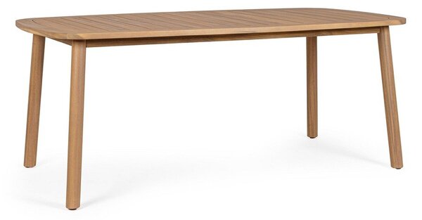 Stół ogrodowy z litego drewna akacjowego 99x183 cm Pablo – Bizzotto
