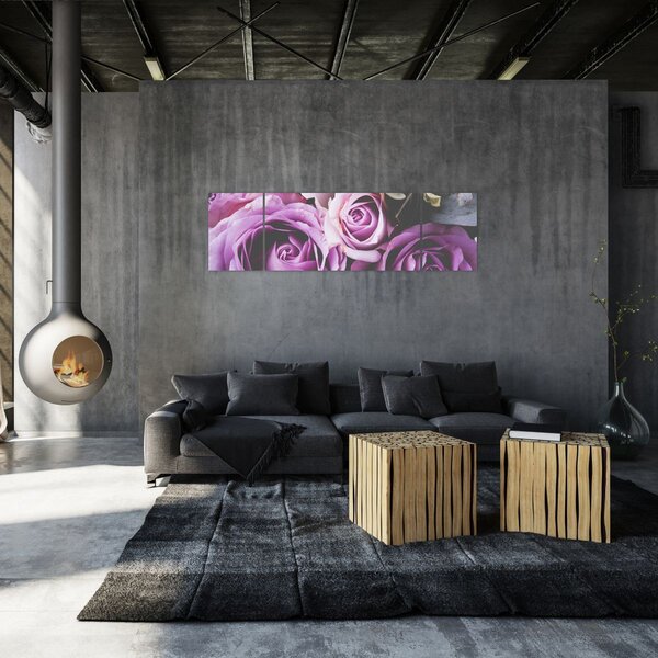 Obraz - Różyczki (170x50 cm)