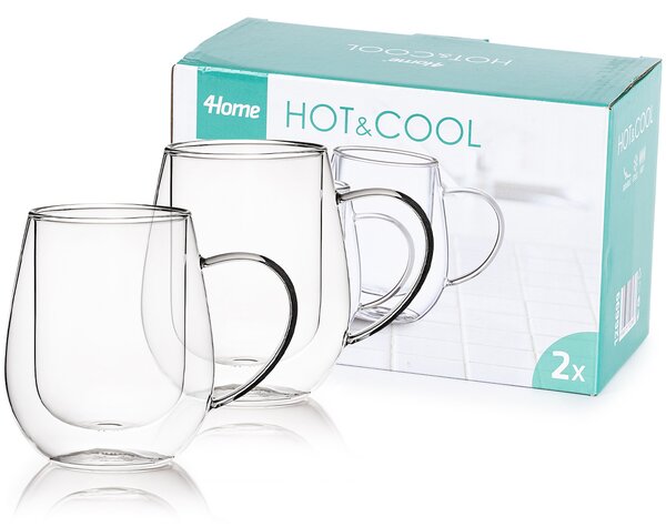 4Home Szklanka termiczna Relax Hot&Cool 300 ml, 2 szt