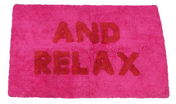 Różowy dywanik łazienkowy 50x80 cm And Relax – Rex London