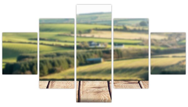 Obraz - Widok na krajobraz (125x70 cm)