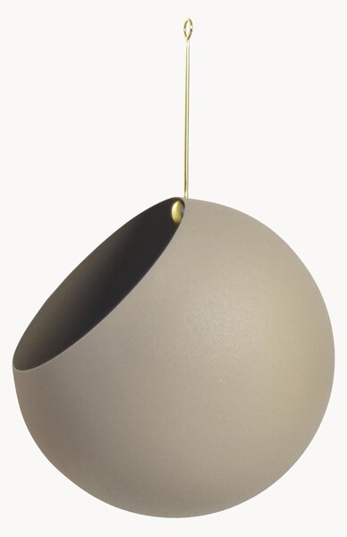 Wisząca osłonka na doniczkę z metalu Globe