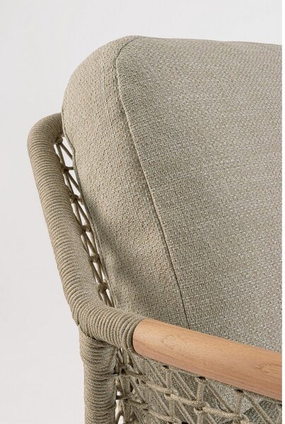 Jasnobrązowa sofa ogrodowa z litego drewna akacjowego Eulero – Bizzotto