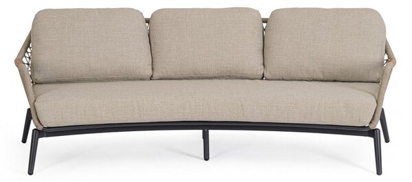 Jasnobrązowa sofa ogrodowa z litego drewna akacjowego Eulero – Bizzotto