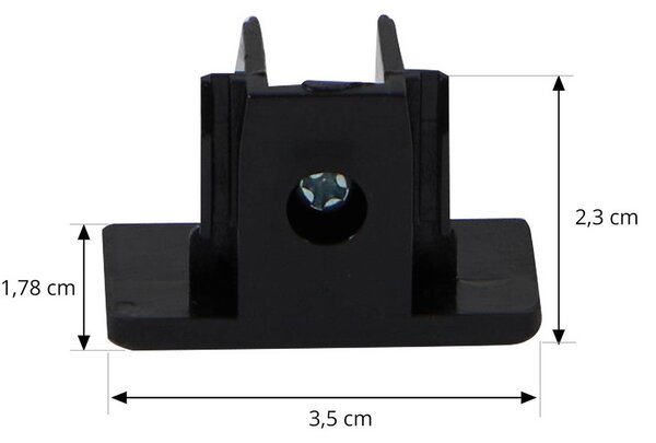 System szynowy Lindby Linaro, GU10, 4-punktowa, czarna, Ø 9 cm Linaro Lindby, możliwość ściemniania, czarny, przedpokój, metal, nowoczesny