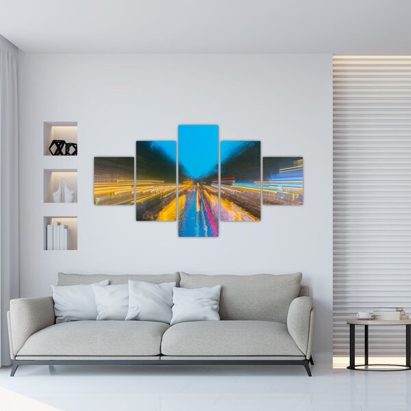 Obraz - Obraz abstrakcji (125x70 cm)