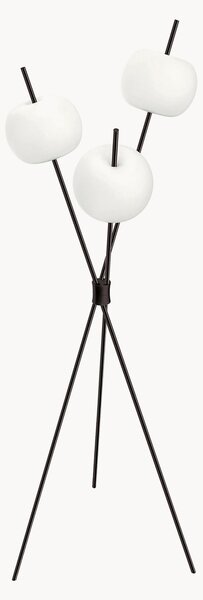 Lampa podłogowa LED ze szkła dmuchanego z funkcją przyciemniania Kushi
