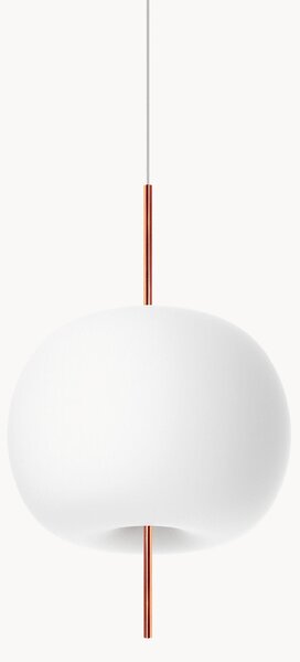 Lampa wisząca ze szkła dmuchanego z funkcją przyciemniania Kushi