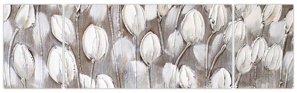 Obraz - Ułożone tulipany (170x50 cm)