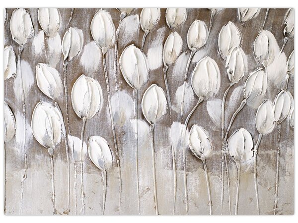 Obraz - Ułożone tulipany (70x50 cm)