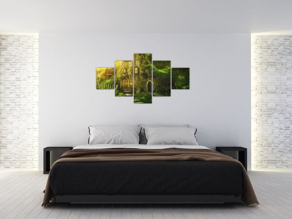 Obraz - Bajkowy las (125x70 cm)