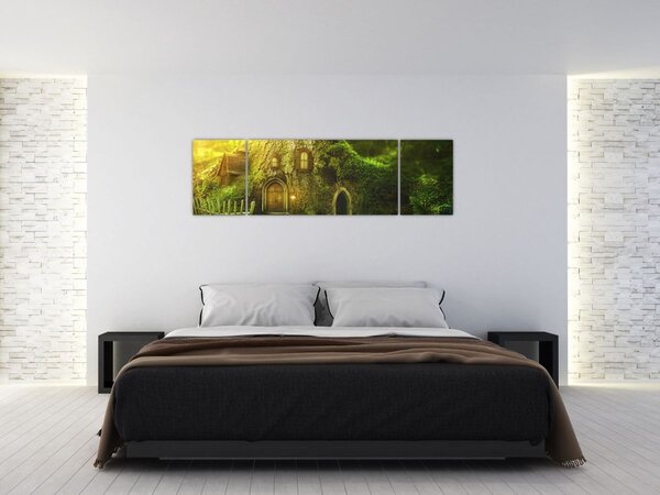 Obraz - Bajkowy las (170x50 cm)