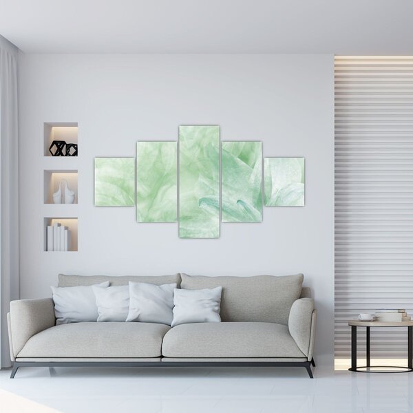 Obraz - Zielony kwiat (125x70 cm)