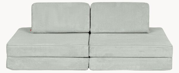 Ręcznie wykonana dziecięca sofa modułowa ze sztruksu Mila
