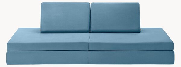 Ręcznie wykonana sofa modułowa z aksamitu dla dzieci Mila