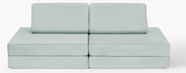 Ręcznie wykonana sofa modułowa z aksamitu dla dzieci Mila