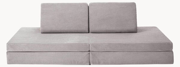 Ręcznie wykonana dziecięca sofa modułowa ze sztruksu Mila