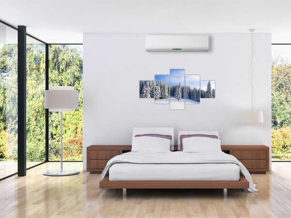 Obraz - Zima w lasach (125x70 cm)