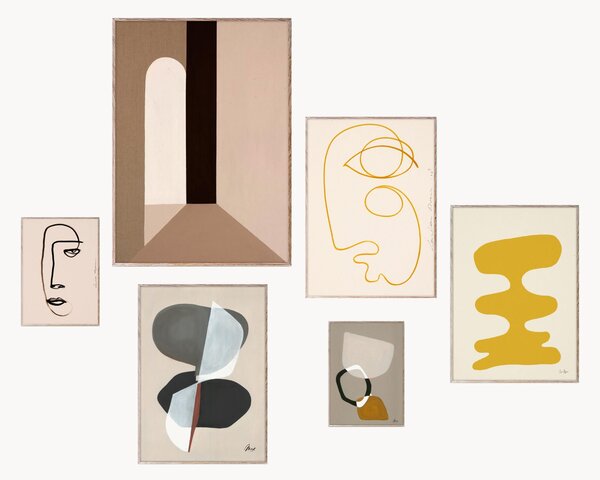 Komplet plakatów w ramach Artwall No. 30, 6 elem