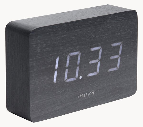 Budzik LED z portem USB Square
