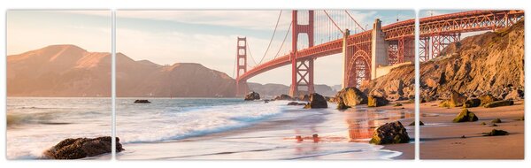Obraz - Golden Gate Bridge (170x50 cm)