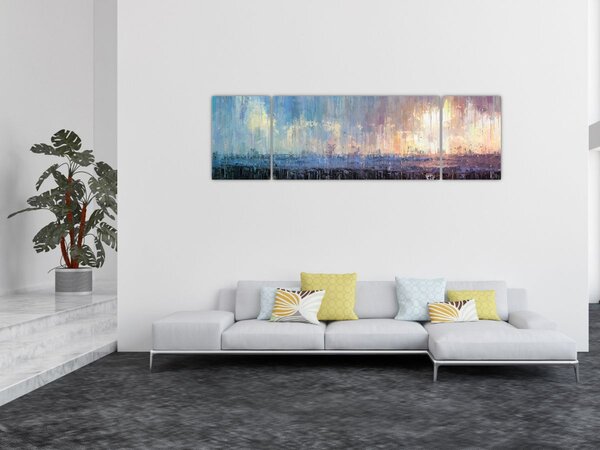 Obraz - Abstrakcja (170x50 cm)