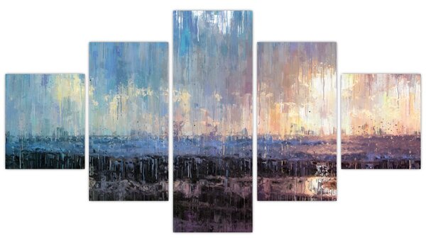 Obraz - Abstrakcja (125x70 cm)