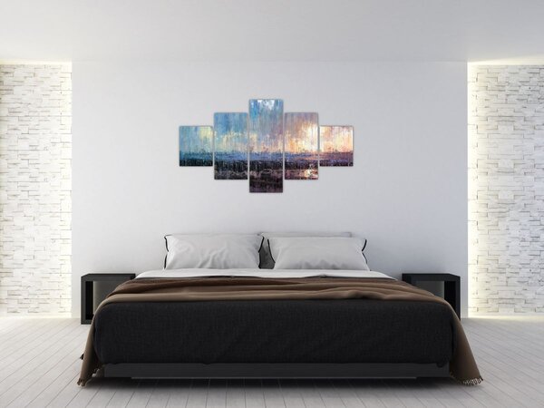 Obraz - Abstrakcja (125x70 cm)