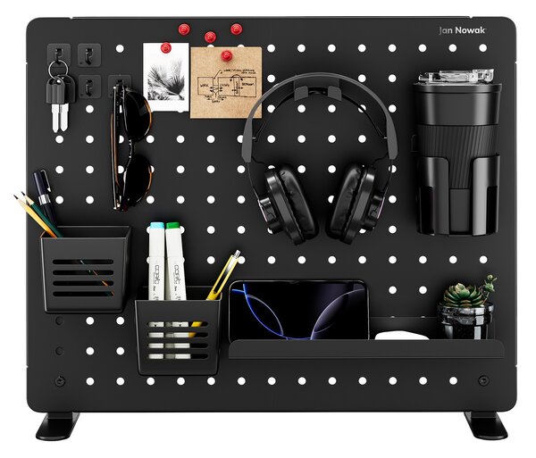 Tablica perforowana organizer na biurko, 515x420x13 mm