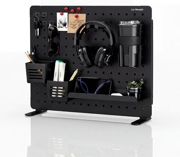 Tablica perforowana organizer na biurko, 515x420x13 mm