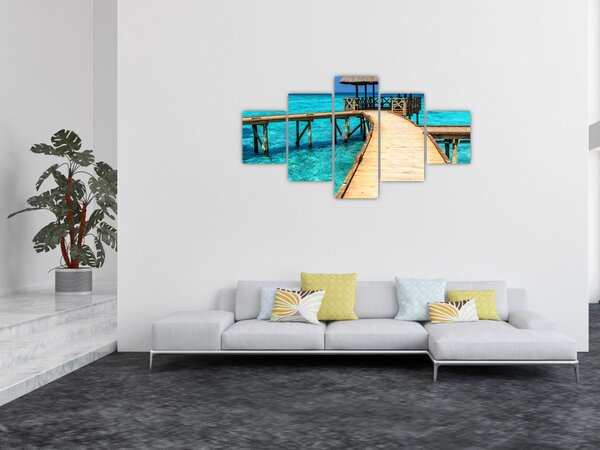 Obraz - Molo (125x70 cm)