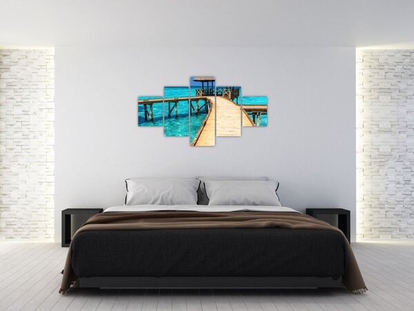 Obraz - Molo (125x70 cm)