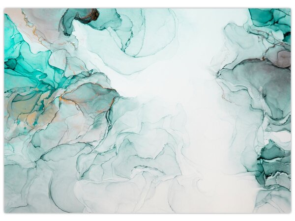 Obraz - Atramentowa abstraakcja 2 (70x50 cm)