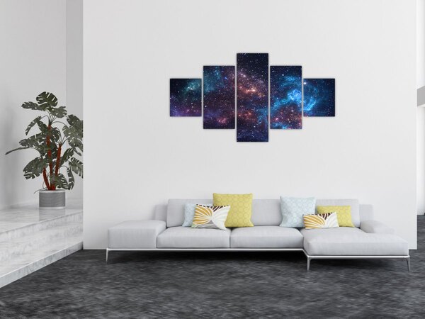 Obraz - Nocne niebo (125x70 cm)