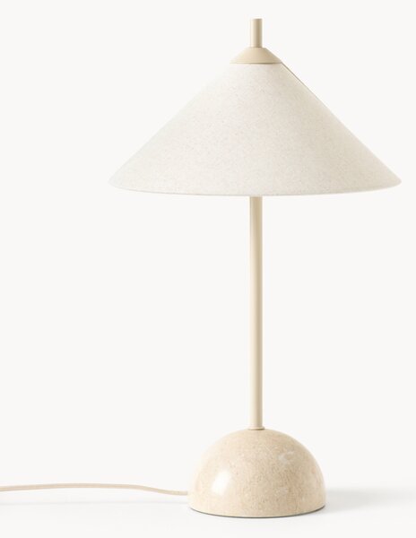 Lampa stołowa z marmurową podstawą Vica