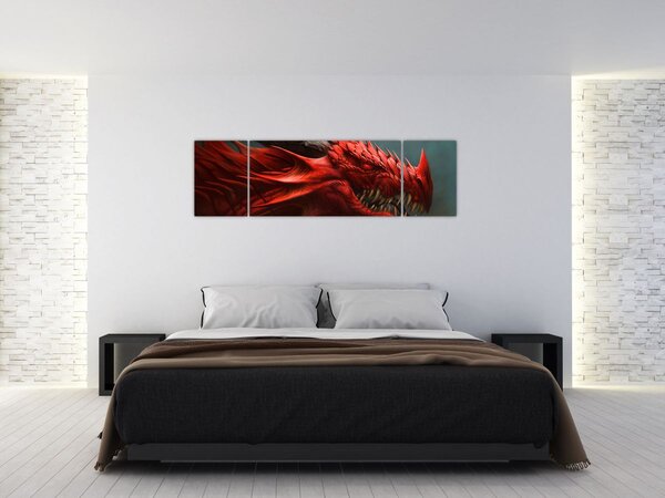 Obraz - Smok (170x50 cm)