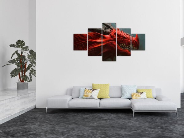 Obraz - Smok (125x70 cm)